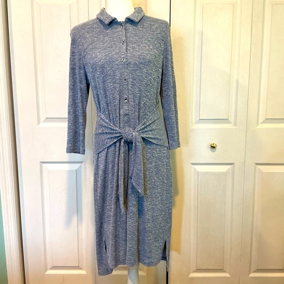 H by Halston Dresses & Skirts - 🩷 H by Halston Blue and White Dress - Medium (00828)